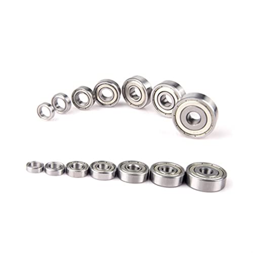 10 Stück ABEC-7 Flanschkugellager for 3D-Drucker, Rasenmäher – Hochgeschwindigkeits-Riemenscheiben mit tiefer Nut und Flansch(635zz 5x19x6mm) von JingJiangBo