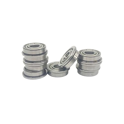 10-teiliges Flanschkugellager-Set – 6 Größen F623ZZ F624ZZ F625ZZ F626ZZ F634ZZ F635ZZ for Rasenmäher, Drucker und Elektrowerkzeuge(F626ZZ) von JingJiangBo