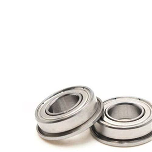 5/10 Stück F623 ZZ Flanschbuchsen-Kugellager – 3 x 10 x 4 mm Riemenscheibenlager for Heimwerkerprojekte, Rasenmäher, Drucker und mehr(10PCS) von JingJiangBo