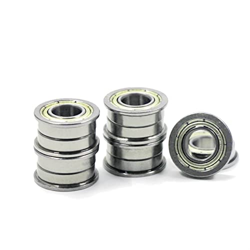 F688-ZZ Flansch-Rillenkugellager 8 x 16 x 5 mm – 10er-Pack for Rasenmäher, Drucker und Heimwerkerprojekte(10PCS) von JingJiangBo