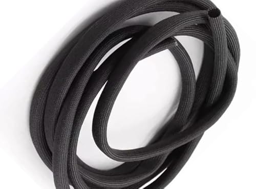 Hochtemperatur-Glasfaser-Geflechtschlauch, 5 m – 600 °C Isolierhülle for Kabel und Leitungen – hitzebeständige Glasfaserummantelung(2.5mm) von JingJiangBo