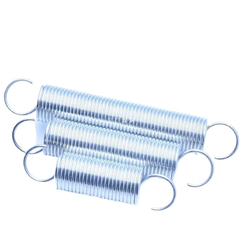 Hochwertige verzinkte Zugfedern | 2 mm Drahtdurchmesser | 12–25 mm Außendurchmesser | Spannungskontrolle | 40–350 mm Länge(2x18x240mm) von JingJiangBo