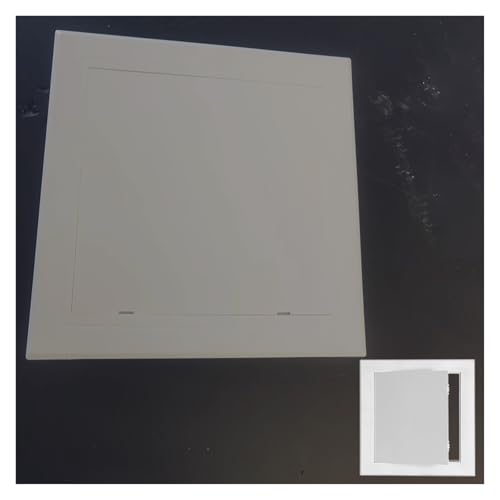 JingJiangBo 1 Stück Robustes Wandtürpaneel aus ABS-Kunststoff | Verdeckte Schnappvorrichtung | Einfache Installation for Decken und Wände(17x17cm) von JingJiangBo