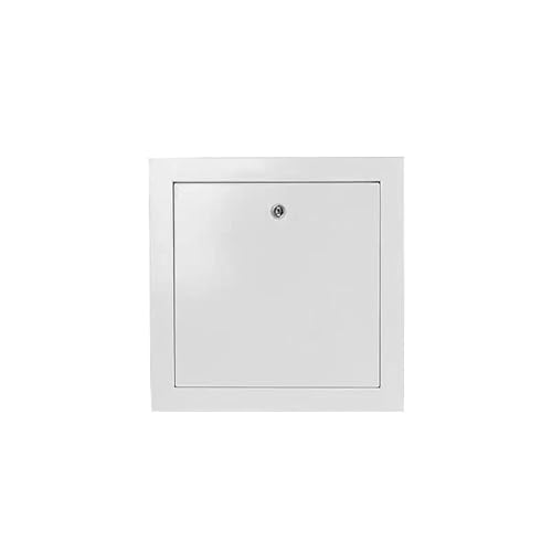 JingJiangBo 1 Stück langlebige weiße Wandzugangsklappe for Trockenbauwände – anpassbare Zugangstür mit Drehschloss for einfache Installation(55x45cm) von JingJiangBo