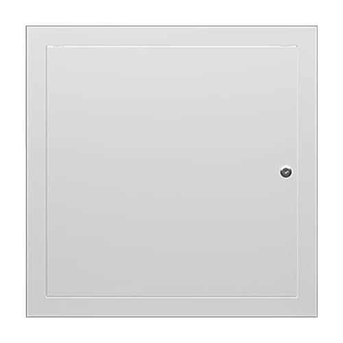 JingJiangBo 1 weißes Zugangspanel mit Verriegelung – Allzweck-Zugangstür mit Scharnier for Trockenbauwände und Decken – leicht zu öffnendes Gerät mit Drehschloss(30x50cm) von JingJiangBo