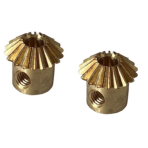 Ritzel, 2 Stück, 0,8 Modul, 20 Zähne, Stahlzahnräder for 90-Grad-Antriebskommutierung – anpassbare Bohrungsgrößen 4 mm/5 mm/6 mm(6mm bore) von JingJiangBo