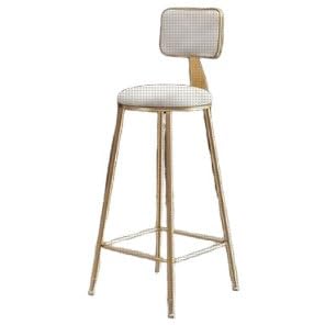 JingNian Barhocker Set Barstühle mit Rückenlehne und Fußstütze, Barstuhl aus Kunstleder im Vintage Design für Küche, Theke und Esszimmer(C(1PC),65cm) von JingNian