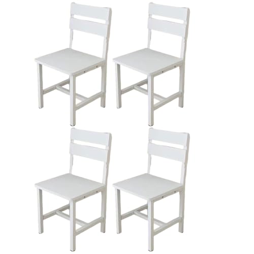 JingNian Barhocker mit Rückenlehne, Esszimmerstuhl aus Holz, Moderner Küchenstuhl für Theke oder Tresen, Stabiler Hocker, Schnelle und Einfache Montage(G) von JingNian