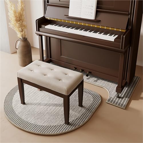 JingNian Klavierteppich Schalldämmend Und rutschfest, 7 Mm Dicke Schallabsorbierende Matte, Stoßdämpfender Teppich Für Wohnzimmer Schlafzimmer Arbeitszimmer Balkon(B,70x160cm+110x110cm) von JingNian