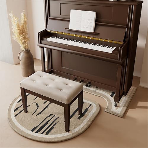 JingNian Klavierteppich Schalldämmend Und rutschfest, 7 Mm Dicke Schallabsorbierende Matte, Stoßdämpfender Teppich Für Wohnzimmer Schlafzimmer Arbeitszimmer Balkon(G,70x160cm/27.6x63in) von JingNian