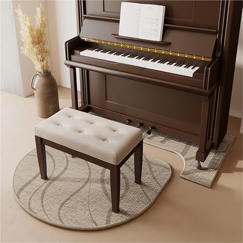 JingNian Klavierteppich Schalldämmend Und rutschfest, 7 Mm Dicke Schallabsorbierende Matte, Stoßdämpfender Teppich Für Wohnzimmer Schlafzimmer Arbeitszimmer Balkon(J,70x160cm/27.6x63in) von JingNian
