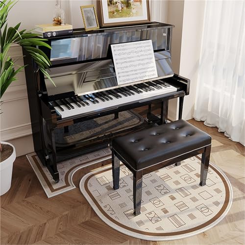 JingNian Klavierteppich Schalldämmend Und rutschfest, 7 Mm Dicke Schallabsorbierende Matte, Stoßdämpfender Teppich Für Wohnzimmer Schlafzimmer Arbeitszimmer Balkon(N,70x160cm/27.6x63in) von JingNian