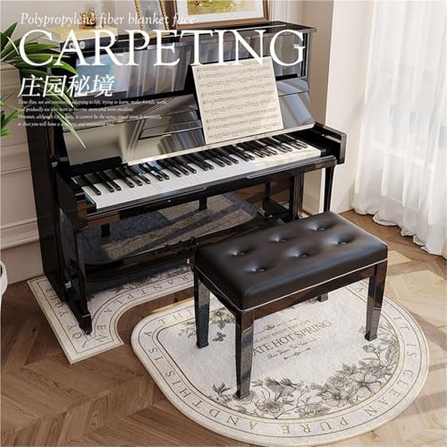 JingNian Klavierteppich Schalldämmend Und rutschfest, 7 Mm Dicke Schallabsorbierende Matte, Stoßdämpfender Teppich Für Wohnzimmer Schlafzimmer Arbeitszimmer Balkon(P,70x160cm/27.6x63in) von JingNian