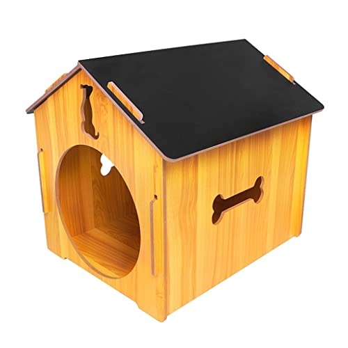 Universelle Hundehütte Sommer-Hundehütte Hundekäfig Im Freien Kleine Und Mittelgroße Hundehütte Komfortable Haustierhütte(Size:40 * 44 * 46cm) von JingYi Store