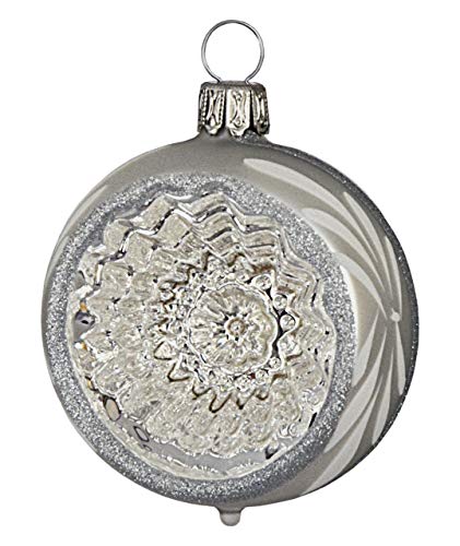 Jingle Bells Lauscha 6cm Reflexkugel Wanda Silber von Jingle Bells Lauscha