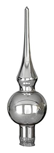 Jingle Bells Lauscha Christbaumspitze Silber Minispitze von Jingle Bells Lauscha