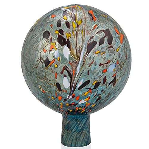 Jingle Bells Lauscha Gartenkugel Aqua mit Granulat 15cm von Jingle Bells Lauscha