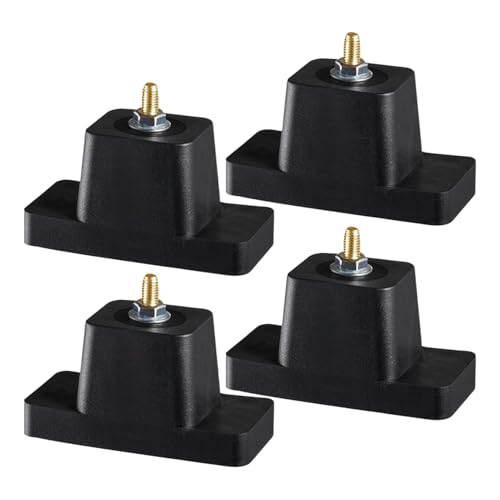 Antivibrationsfüße | 4 Stück Stoßdämpfer, Halterung zur Reduzierung von Vibrationen und Geräuschen, für Klimaanlage, Stromaggregat, Haus und Wohnung Antivibrationsfüße | 4 Stück Stoßdämpfer, Halterung zur Reduzierung von Vibrationen und Geräuschen, für Klimaanlage, Stromaggregat, Haus und Wohnung von Jingmiger
