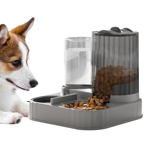 Automatischer Katzenfutterautomat | 2 In 1 Haustiernapf - Katzenfutterautomat Mit Wassertank | Für Kätzchen Welpen Kleintiere Wohnung Wohnzimmer Schlafzimmer Balkon Automatischer Katzenfutterautomat | 2 In 1 Haustiernapf - Katzenfutterautomat Mit Wassertank | Für Kätzchen Welpen Kleintiere Wohnung Wohnzimmer Schlafzimmer Balkon von Jingmiger
