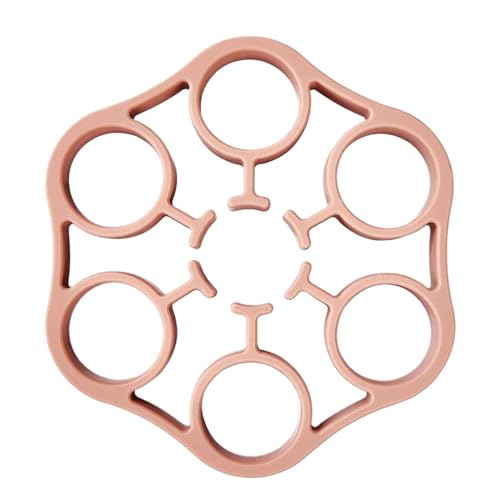 Eierhalter zum Kochen, Eier-Dampf-Ständer | Räuchereierhalter aus lebensmittelechtem Silikon | Küchenhelfer hitzebeständige Kochutensilien, Autokochzubehör von Jingmiger