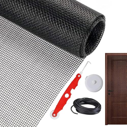 Ersatz für Fensterbildschirm, Netz-Ersatz-Set für Brückennetz, 38 x 100 cm, schwere Rolle, tiersicheres Netz mit Rollwerkzeug, Set Ersatz für Fensterbildschirm, Netz-Ersatz-Set für Brückennetz, 38 x 100 cm, schwere Rolle, tiersicheres Netz mit Rollwerkzeug, Set von Jingmiger