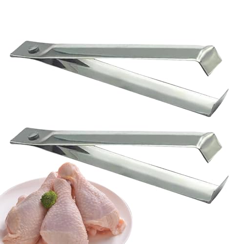 Fischgräten-Pinzetten-Set, Knoblauchschäler-Pinzette | 2 Stück Knoblauch-Pinzettenschäler, Hautentferner-Werkzeug | Feine Zange, praktischer Knoblauchschäler mit Präzisionsgriff für Küche, Knoblauch, Fischgräten-Pinzetten-Set, Knoblauchschäler-Pinzette | 2 Stück Knoblauch-Pinzettenschäler, Hautentferner-Werkzeug | Feine Zange, praktischer Knoblauchschäler mit Präzisionsgriff für Küche, Knoblauch, von Jingmiger