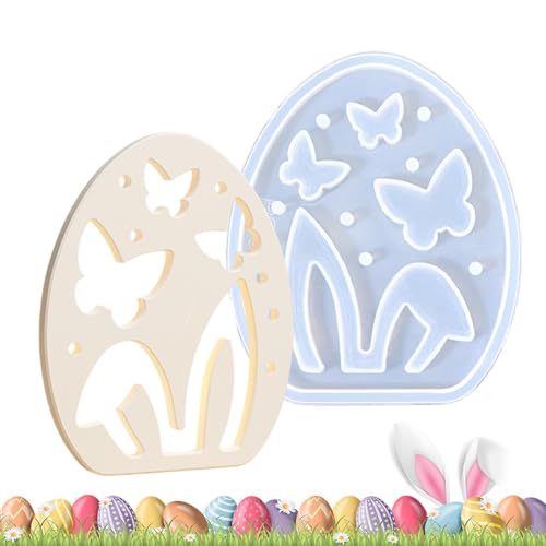 Formen ?Iwan, Ostern Silikonformen,??Teak leere Kaninchen im Eichenchen????????üische Silikonschmuck Epoxyguß Formen für -Wohnaccessoires von Jingmiger