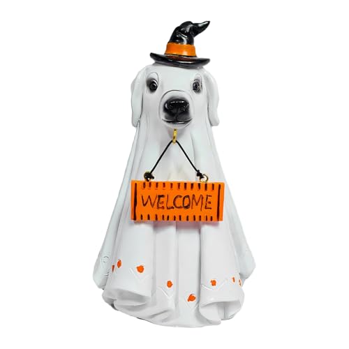 Halloween Geist Figur,Leuchtende Gruselige Tier Deko | Halloween Dekoration Outdoor Für Tisch Kamin Garten Gruselhaus Party Fenster Gehweg von Jingmiger