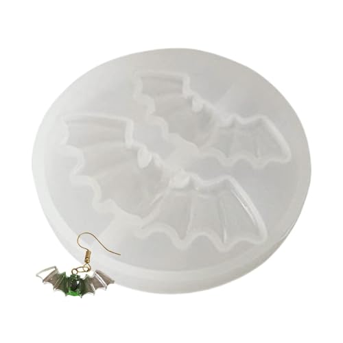 Halloween Ohrringe ?ivische Silikon,Formen für Ohrringe aus ?ywice - Kürbis-Ohrpiercing Geist Schmuckform aus ?ywic - Halloween Silikonform Bi?uterie mit ?ywic von Jingmiger