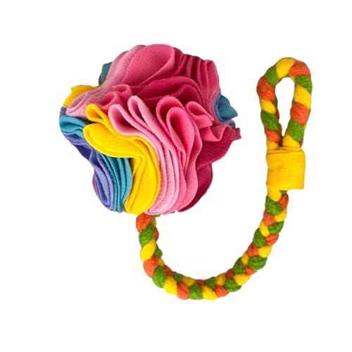 Jingmiger Hund Snuffle Ball - Interaktiver Futterball Zur Verlangsamung Der Nahrungsaufnahme - Leckerliball Für Hunde,Gegen Langeweile Apportieren Schnüffel Spielzeit Draußen Drinnen Jingmiger Hund Snuffle Ball - Interaktiver Futterball Zur Verlangsamung Der Nahrungsaufnahme - Leckerliball Für Hunde,Gegen Langeweile Apportieren Schnüffel Spielzeit Draußen Drinnen von Jingmiger