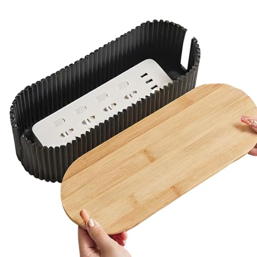 Jingmiger Kabelmanagement-Box, sicherer Kabel-Organizer, Kabelhalter, Kabelaufbewahrung, Kabelaufbewahrung, zum Verstecken von Steckdosenleisten, für Arbeitszimmer, Wohnzimmer von Jingmiger
