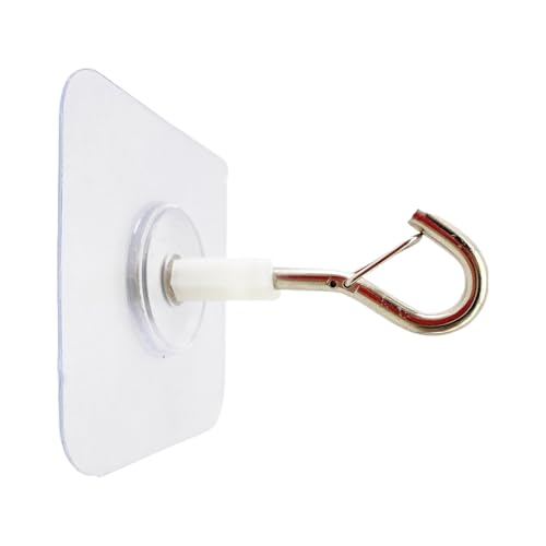 Jingmiger Klebehaken für Decke, Haken für die Decke, selbstklebend, ohne Bohren | dekorative Wandaufhängung für Haus mit Sicherheitsverschluss für Bilder, Girlande, Laterne, Tasche Jingmiger Klebehaken für Decke, Haken für die Decke, selbstklebend, ohne Bohren | dekorative Wandaufhängung für Haus mit Sicherheitsverschluss für Bilder, Girlande, Laterne, Tasche von Jingmiger