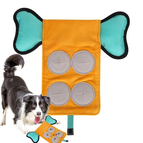 Jingmiger Leckerli Spender Hundespielzeug | Interaktives Futter Puzzle Spielzeug Für Hunde - Geräusche Verlangsamter Futterspender Denkspiele Welpen Mittelgroß Groß Training Jingmiger Leckerli Spender Hundespielzeug | Interaktives Futter Puzzle Spielzeug Für Hunde - Geräusche Verlangsamter Futterspender Denkspiele Welpen Mittelgroß Groß Training von Jingmiger