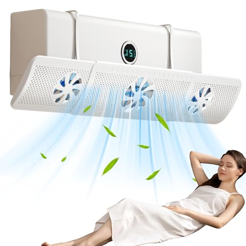 Jingmiger Lüftungsablenker - Verstellbarer Luftauslass Umlenker Mit Drei Ventilatoren,Klimaanlagen Umlenker Für Familie Freunde Industrie Gewerbe Auto Outdoor Camping Fenster Decke Jingmiger Lüftungsablenker - Verstellbarer Luftauslass Umlenker Mit Drei Ventilatoren,Klimaanlagen Umlenker Für Familie Freunde Industrie Gewerbe Auto Outdoor Camping Fenster Decke von Jingmiger