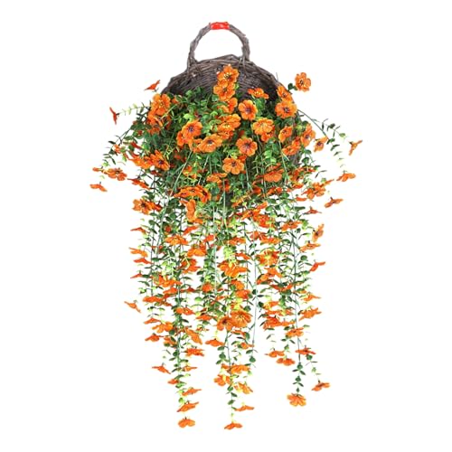 Jingmiger Prunkwinde Kunstblumen - Naturnahe Prunkwinde Blüten - Naturnahe Grünpflanzen Deko Für Garten Balkon Terrasse Tür Vordereingang Pavillon Jingmiger Prunkwinde Kunstblumen - Naturnahe Prunkwinde Blüten - Naturnahe Grünpflanzen Deko Für Garten Balkon Terrasse Tür Vordereingang Pavillon von Jingmiger