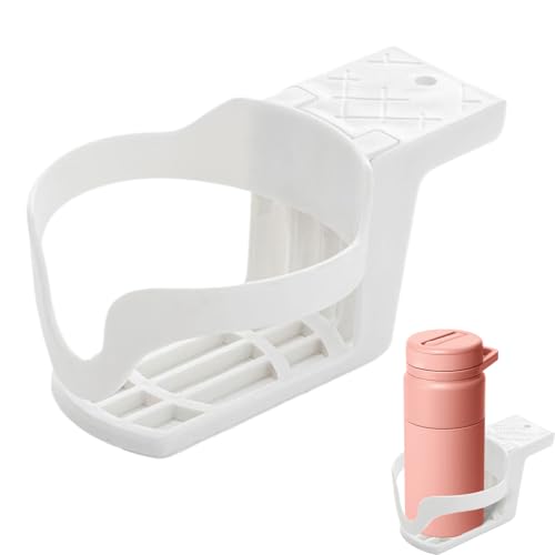Jingmiger Schreibtisch-Becherhalter-Klemme,Auslaufsicherer Kaffeebecherhalter | Getränkehalter Mit Klemmfunktion Für Tisch Bett Schlafzimmer Unterricht von Jingmiger