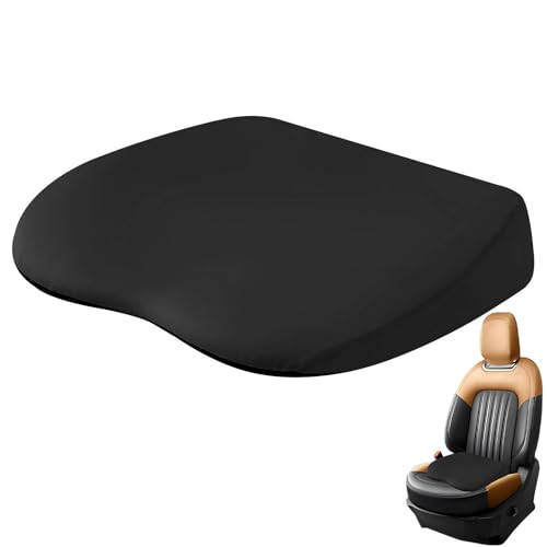 Jingmiger Sitzerhöhung, tragbar für Erwachsene und Kinder, mit atmungsaktivem Netz, Autositz aus Memory- , Sitzkorrekturkissen, ergonomisches Kissen für Auto von Jingmiger