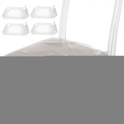 Jingmiger Stuhlschoner, transparent, wasserdicht und kratzfest, für Wohnzimmer, wasserdicht, PVC, transparent von Jingmiger