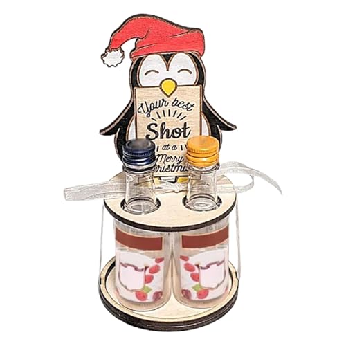 Jingmiger Weinregal für Weihnachten, Weinregal aus Holz | Alkoholhalter, kleines Weinregal, Urlaubsbar-Utensilien, dekoratives Weinregal für Weihnachten, Aufbewahrung von Getränken für Getränke Jingmiger Weinregal für Weihnachten, Weinregal aus Holz | Alkoholhalter, kleines Weinregal, Urlaubsbar-Utensilien, dekoratives Weinregal für Weihnachten, Aufbewahrung von Getränken für Getränke von Jingmiger