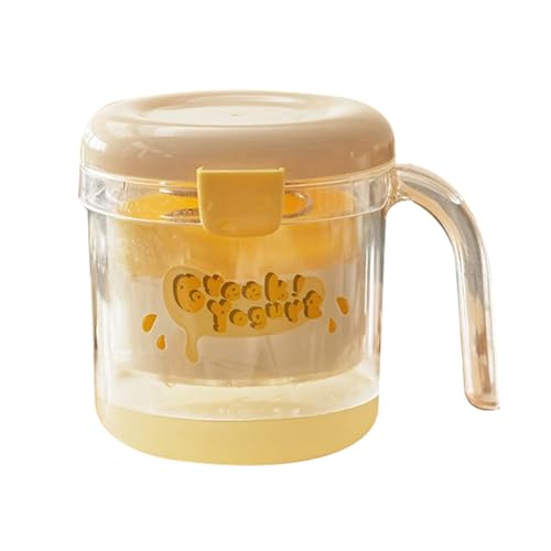 Joghurt Filter Sieb - Hausgemachter Joghurt-Separator & Sieb Mit Feinmaschigen Beuteln Und Feder | Selbstgemachter Quarkbereiter Küchenhelfer Für Familie, Erwachsene, Jugendliche & Kinder von Jingmiger
