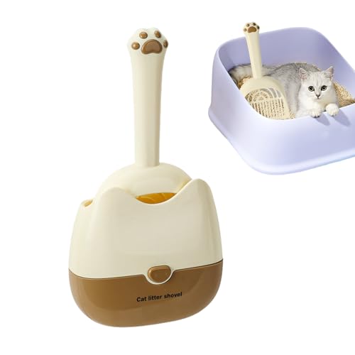 Katzentoilettenschaufel | Schaufel mit dünnen Wänden an der Wand montierbar, Kotschaufel für Katzen und andere kleine Tiere Reise Innen Außen Wohnung Garten Katzentoilettenschaufel | Schaufel mit dünnen Wänden an der Wand montierbar, Kotschaufel für Katzen und andere kleine Tiere Reise Innen Außen Wohnung Garten von Jingmiger