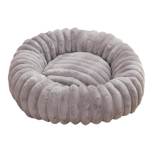 Kleines Haustierbett in Donut-Form, beruhigendes Hundebett in Donut-Form – Hundebett in Donut-Form aus Plüsch, weiches Katzenbett, rundes Sofa für Katzen, Betten für Kleines Haustierbett in Donut-Form, beruhigendes Hundebett in Donut-Form – Hundebett in Donut-Form aus Plüsch, weiches Katzenbett, rundes Sofa für Katzen, Betten für von Jingmiger