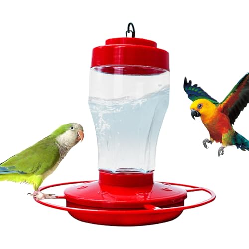 Kolibri-Futterstation mit Sitzstange, Vogelfutterstation für den Außenbereich, wildes Futtermittel, Futterspender mit großer Kapazität für Garten, Hof, Terrasse von Jingmiger