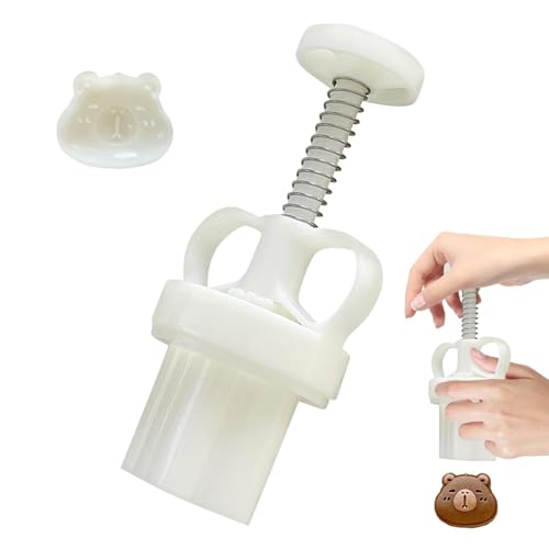 Mondkuchenpresse zum Backen, Mondkuchenformpresse - Capybara Backformwerkzeug | Backformwerkzeug, Kekspressform zum Backen von F chern von Jingmiger