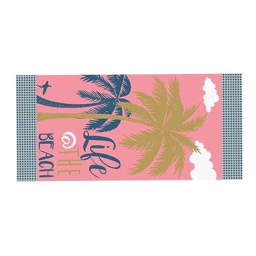 Pool-Handtuch für | Strandtuch mit einzigartigem Motiv, super saugfähiges Reisehandtuch für Bad und Schwimmen, Duschdecke, schnell trocknend von Jingmiger