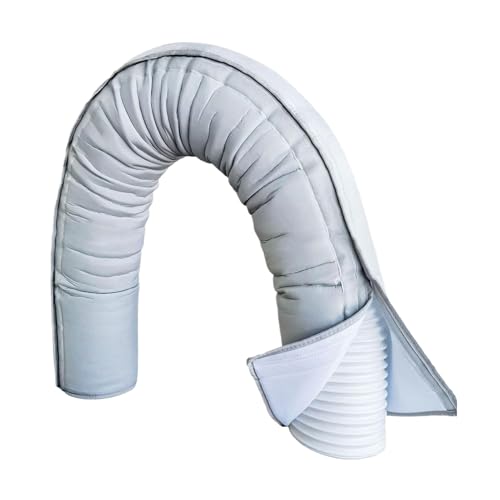 Rohrisolierung für tragbare Klimaanlage – Schutzhülse für Lüftungsschlitze mit 3 Schnallenverschlüssen | Zubehör für Haushaltsgeräte für Büros, Winter, Garage, , Camping Auto Rohrisolierung für tragbare Klimaanlage – Schutzhülse für Lüftungsschlitze mit 3 Schnallenverschlüssen | Zubehör für Haushaltsgeräte für Büros, Winter, Garage, , Camping Auto von Jingmiger