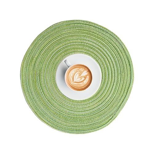 Runde Tischsets, Tischsets für Esstisch, hitzebeständige Tischsets, Küchen-Tischsets, wiederverwendbar, für das Esszimmer zu Hause von Jingmiger