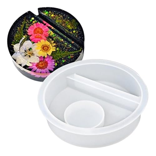 Silikonformen für Kerzenhalter, Kerzenhalter Silikonform für Kerzenständer Harz Kerzenhalter Silikonformen für Windlicht | Teelichthalter Kerzenformen Bastelformen aus Beton, Zement, Gips, Epoxidharz von Jingmiger