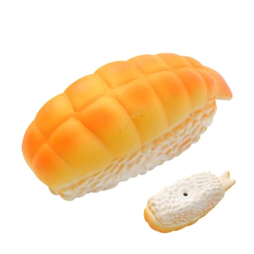 Sushi Quietschendes Hundespielzeug, kleines Hundespielzeug, quietschendes Hundespielzeug, quietschendes Hundespielzeug, Hunde-Puzzle-Werkzeug, für aggressive Bisser, Trainingsgerät von Jingmiger