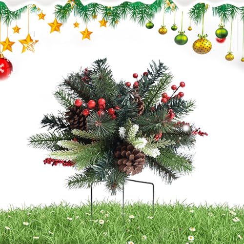 Urn-Röser für Outdoor???????Topfentopfer - Urnenröser für Weihnachtsbaumurnen mit Stativ- und Kiefernstäbchen | Ma?a Tannenbaum Realistisches Pausengefäß von Jingmiger